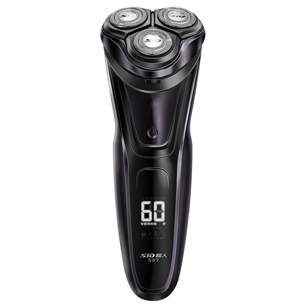

Electric Shaver Razor Rechargeable 3D Smart Electric Razor for Men IPX7 Waterproof 1 Hour Washable Rotary