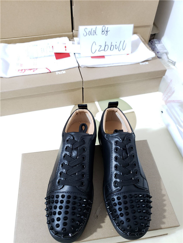 Black Leather with Black Spikes