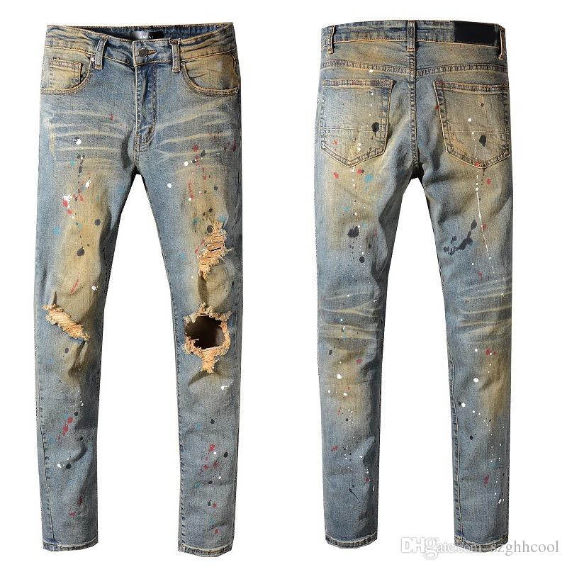 

Mens Designer Pants Clothing Designer Mens Designer Jeans Slim Denim Straight Biker Skinny Jeans Mens Jeans, 13