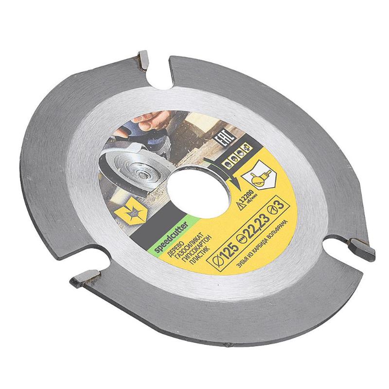 

Three-Tooth Blade Root Carving Plate Polishing Tray Making Tool Woodworking Root Carving Blade Angle Grinder