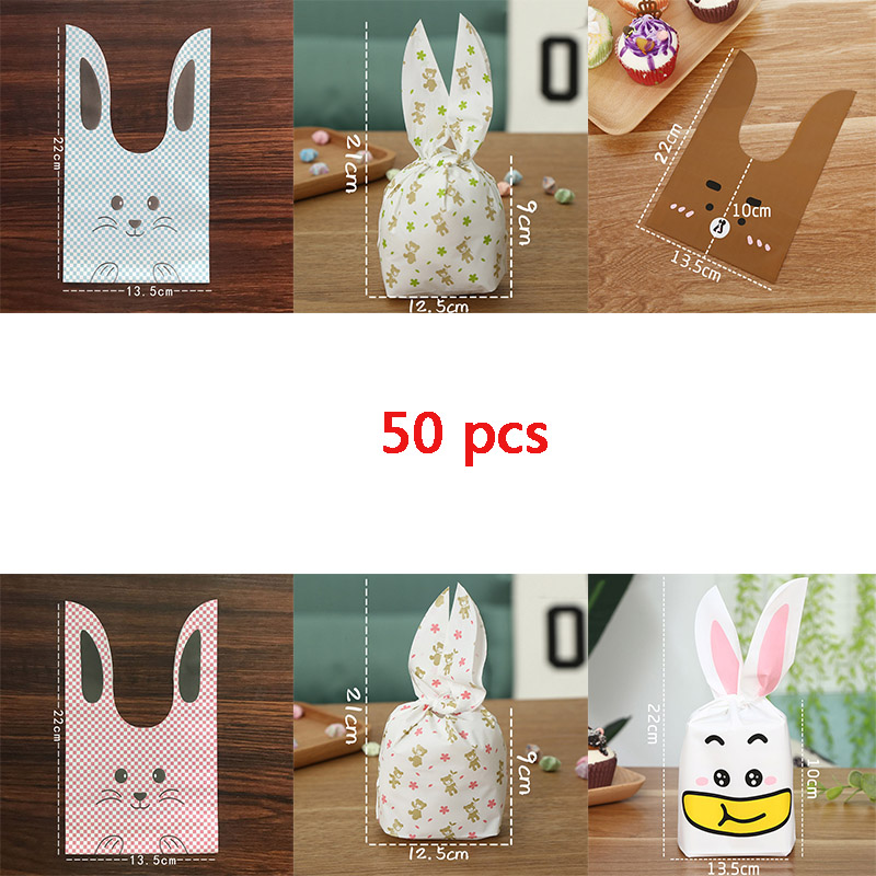 

Long Ear Cute Present Party Flower Bags Packing Beer Bonbonniere Gift Bag Packaging Candy Cookie For Sweets Wedding