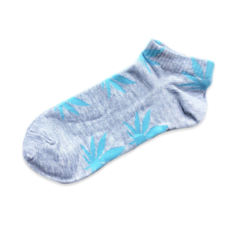 Blue Leaf in Gray
