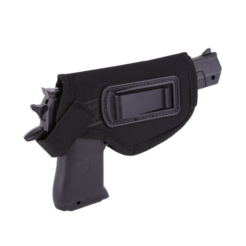 

Hunting Accessories Pistol Black Holster EVA Styrofoam With Metal Clips Nice Hidden gun holster Tactical Waist Sheath Durable For Right Hand