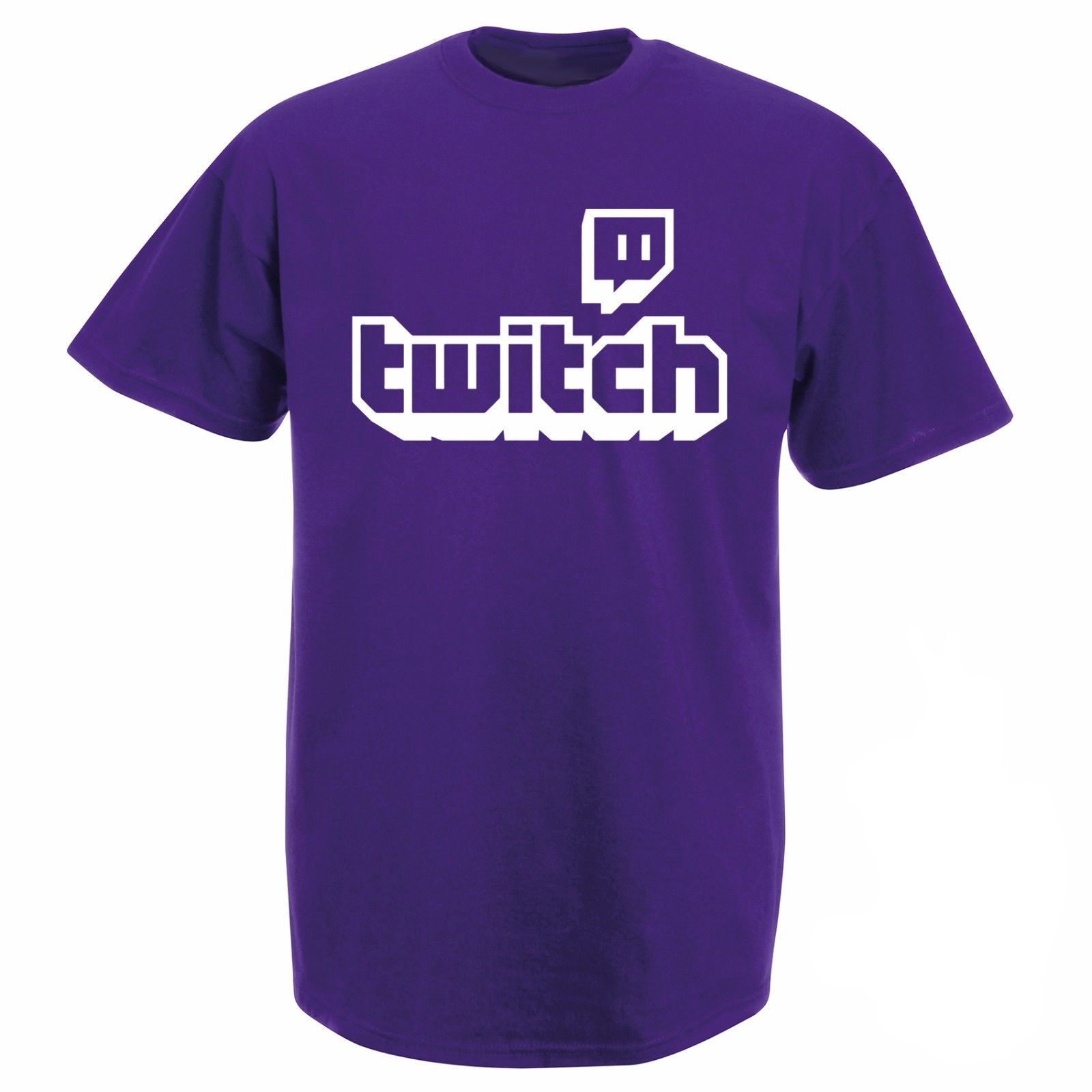 

Twitch Tv T-shirt - Purple Gaming Top Gamer Tee Fathers Day Fan Gifts Short Sleeve Pride Men Women Unisex T Shirt Free Shipping Y19060601, Men purple