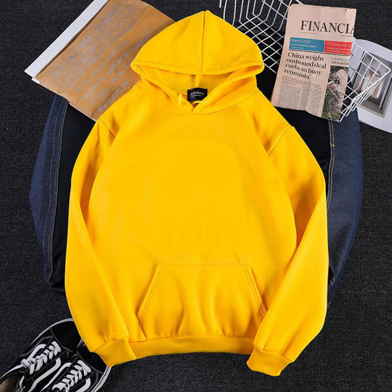 

Women Loose Hoodies Tops And Pullovers Fashion Solid Color Hooded Sweatshirts Female Casual Long Sleeve Sweatshirts, Black