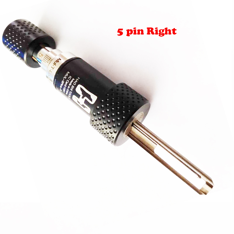 

2019 MUL-T-LOCK 5Pins (R) Decoder and Pick Tool MUL T LOCK 5 PINS Right Side Locksmith Tools Lock Pick Set