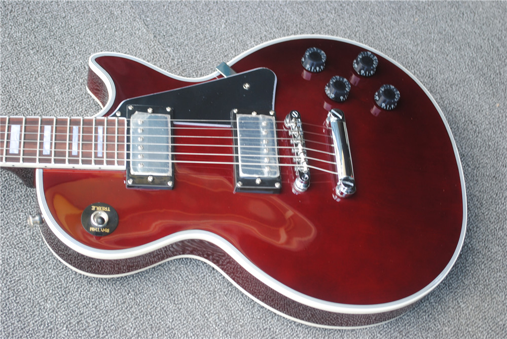 New high-quality standard custom electric guitar, burst color red custom Electric Guitar, real photo,
