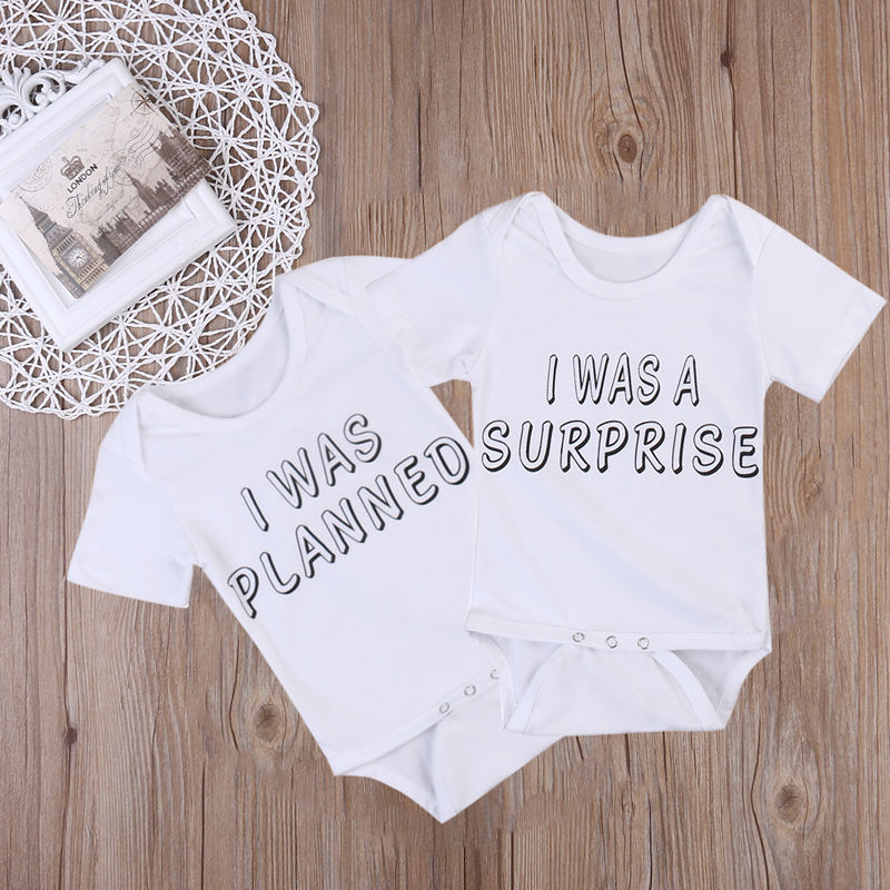 Newborn Twins Baby Boys Girls Clothes Romper Bodysuit Playsuit Matching Outfits mi-tiles.com Newborn Twins Baby Boys Girls Clothes Romper Bodysuit Playsuit Matching Outfits mi-tiles.com