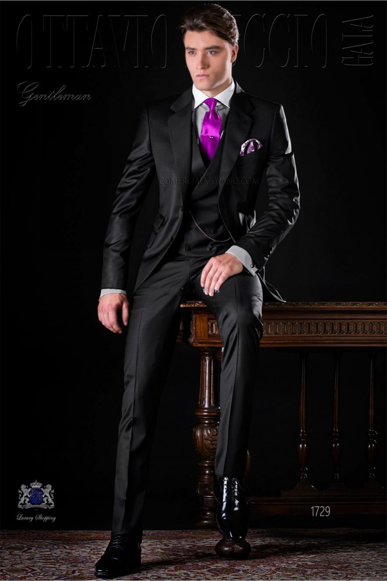 

Classic Notch Lapel Wedding Tuxedos Slim Fit Suits For Men Groomsmen Suit Three Pieces Cheap Prom Formal Suits (Jacket+Pants+Vest+Tie) 596, Same as image