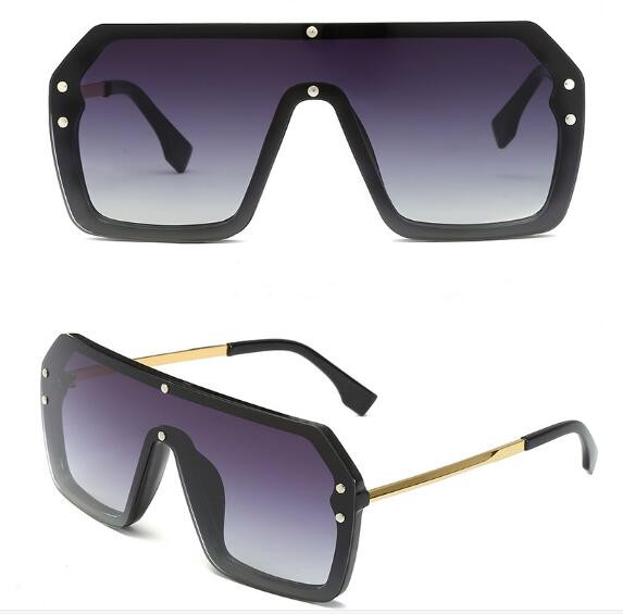 

new Siamese FF trend box big box one lens men and women sunglasses