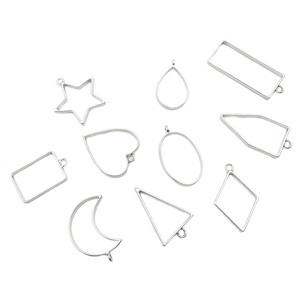 

10pcs DIY Jewelry Hanging Tags Skeleton Frame Decor Crafts Ornaments