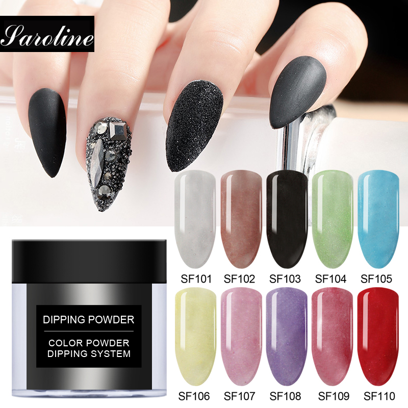 

Saroline Dipping Nail Powders Natural Dry Nail Glitter Dips Powders Set Nails Art Decorations Acrylic Pigment Powder Kits