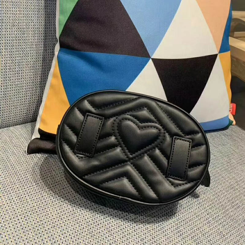 

Designer Luxury Handbags Purses Fashion Men Women Classic Quilted Fanny Pack Oval Waist Bags