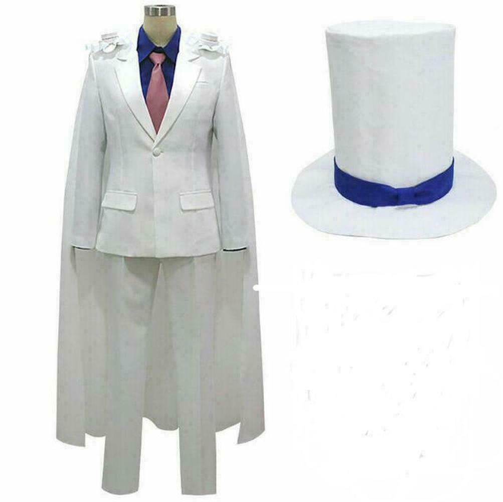 

DETECTIVE CONAN Magic Kaito Kid the Phantom Thief Uniforms Cosplay