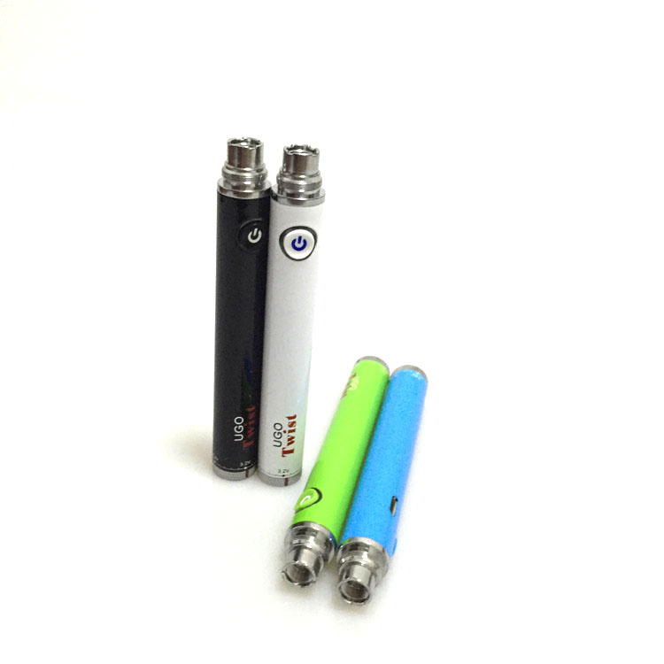 

Original UGO Twist battery USB pass through vape pen variable voltage 510 thread battery 3.2-4.8v vape batteries for e-cigarette vaporizer