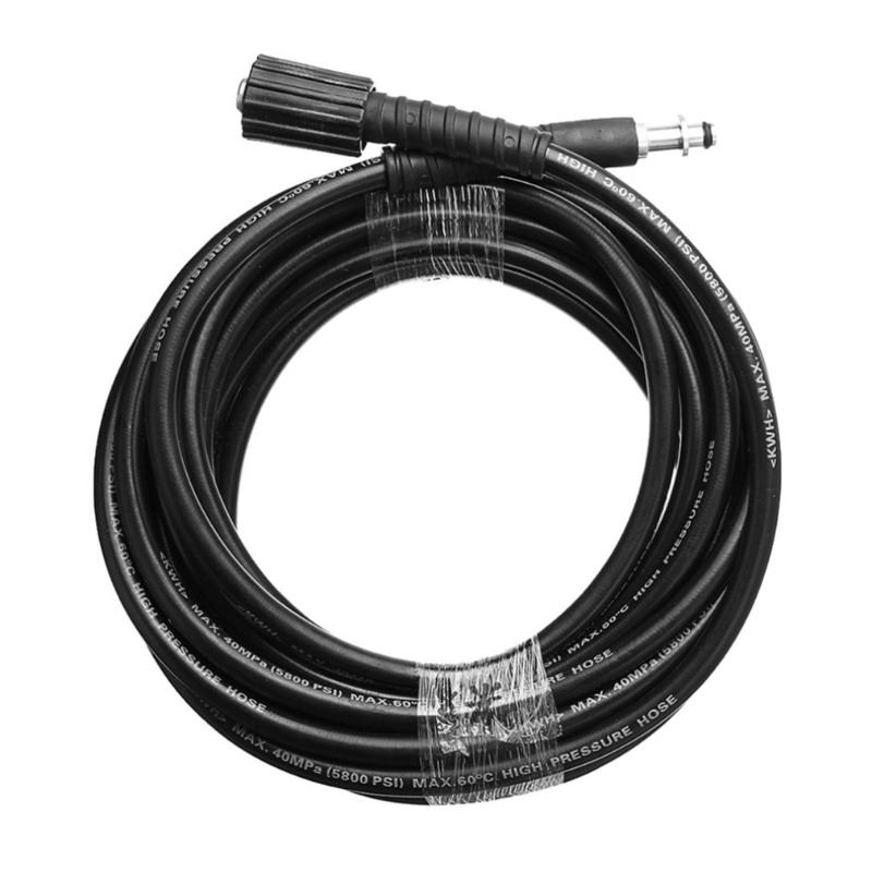 

6~15 meters High Pressure Washer Hose Pipe Cord Car Washer Water Cleaning Extension Hose Water for Pressure Cleaner tools, B 8m