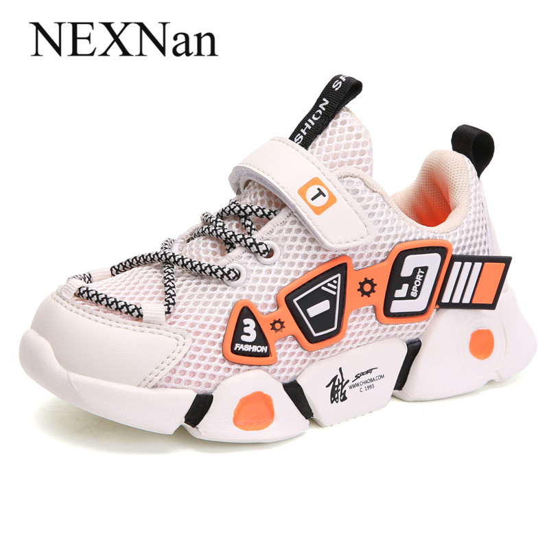

NEXNan Sport Kids Sneakers Children Casual Shoes For Boys Sneakerrs Girls Shoes Outdoor School Footwear Breathable Mesh Running, Green