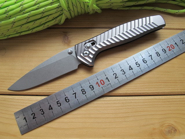 

BM781 BM 781 Style D2 Blade Aluminum Alloy Handle Ball Bearing Camping Hunting Tactical Defense Fightin EDC Tools Folding Knife