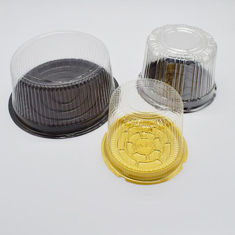 

20 PCS Cupcake Boxes Portable Plastic Individual Transparent Cake Boxes Holder for Fruit Pastries Cake