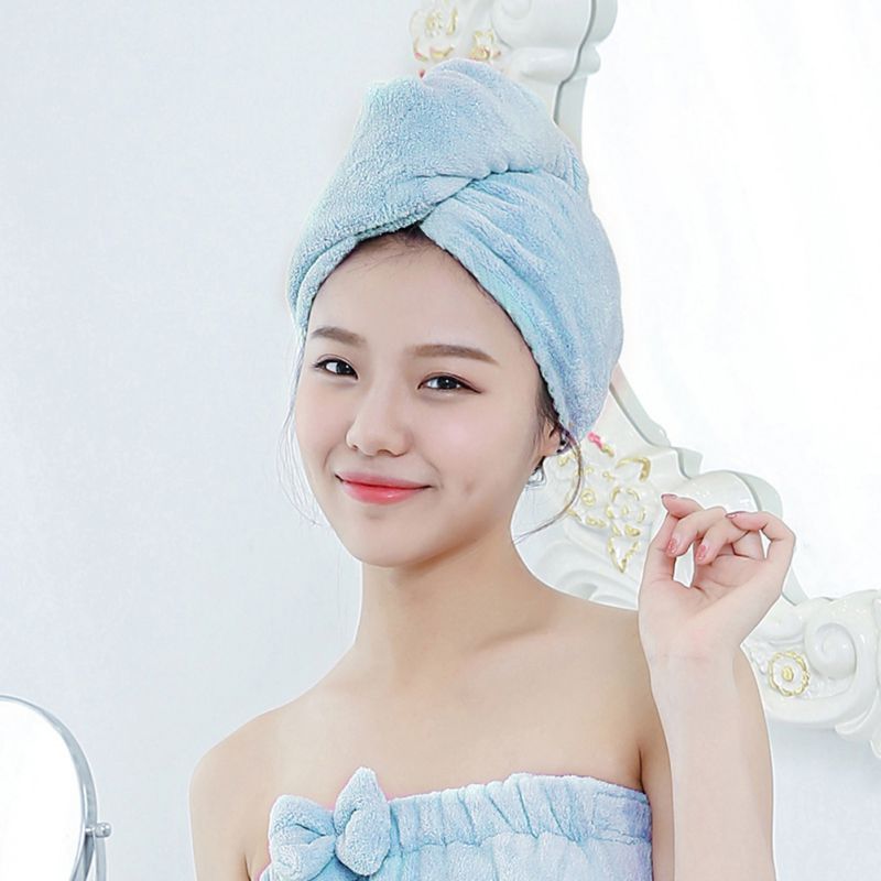 

New Hot Sale Magic Dry Hair Bath Towel Microfiber Hair Quick Drying Absorb Moisture Dryer Towel Bath Shower Wrap Hat Caps