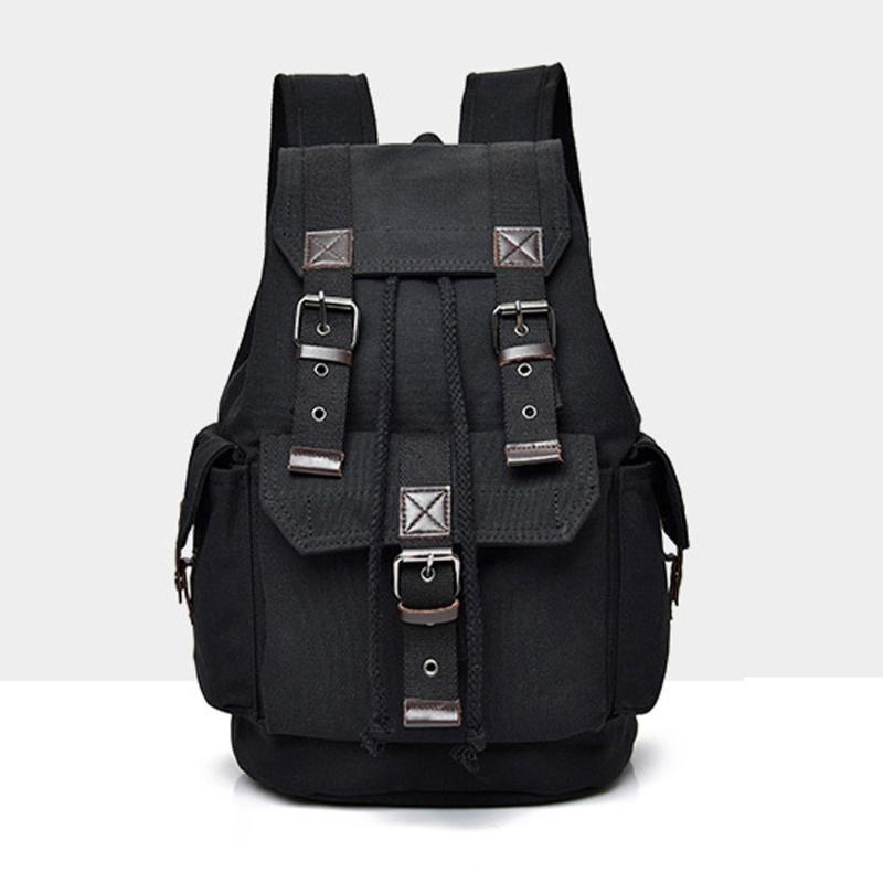 

Aelicy Canvas Laptop Backpack For Men Women School Men's Bookbag Vintage Back Pack Backpacks School Bag Men Travel Bags 110, Co