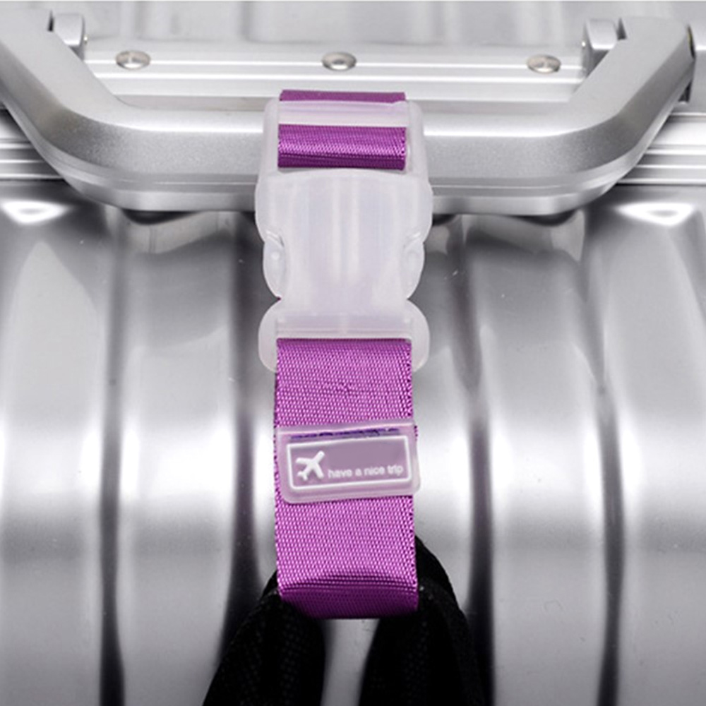 

Anti-theft Luggage Strap Adjustable Nylon Luggage Straps Accessory Hanging Buckle Straps Suitcase Bag Strap Protective