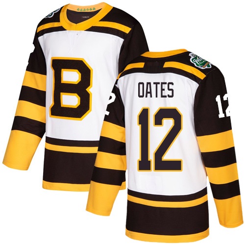 2019 Hiver Classique Joueur Retraité Bruins de Boston Adam Oates Chandails de Hockey Hommes Pas Cher # 12 Adam Oates Chemises S-XXXL