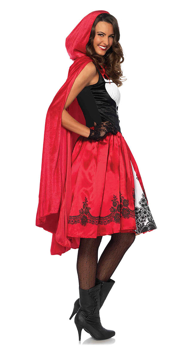 Adult Halloween Costume Fashion Explosion Female Ghost Dress Little Red