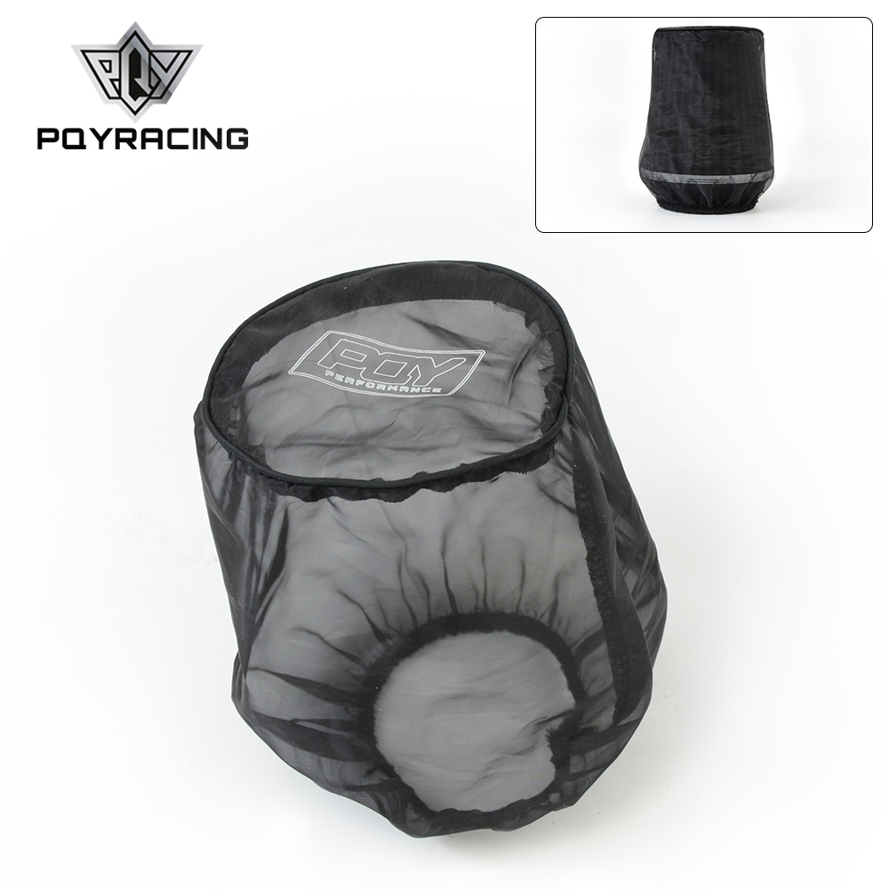 

Universal Air Filter Protective Cover Waterproof Oilproof Dustproof for Cylindrical High Flow Air Intake Filters Black PQY-AIB01