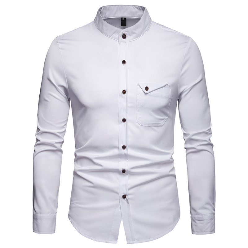 camisa roja de vestir hombre