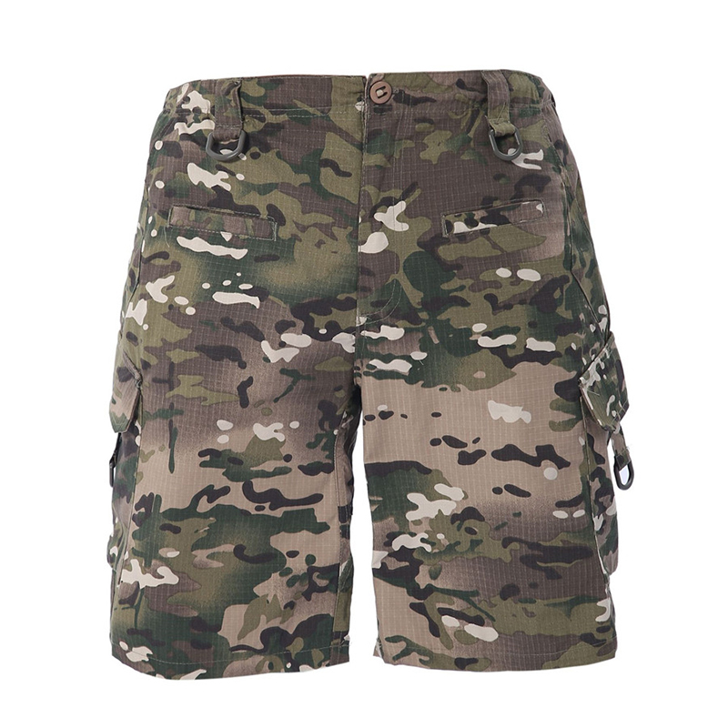 

MC Camouflage Waterproof Shorts Practical Multifunctional Cargo Shorts Outdoor Camping Fishing Hiking Relaxed Comfortable, Black