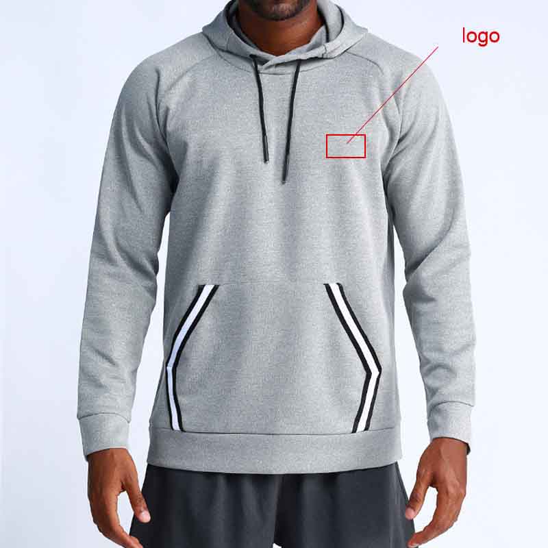 

NEW 2019 autumn winter sport GYM loose pullover pro jogging running basketball training hoodies men, Gray