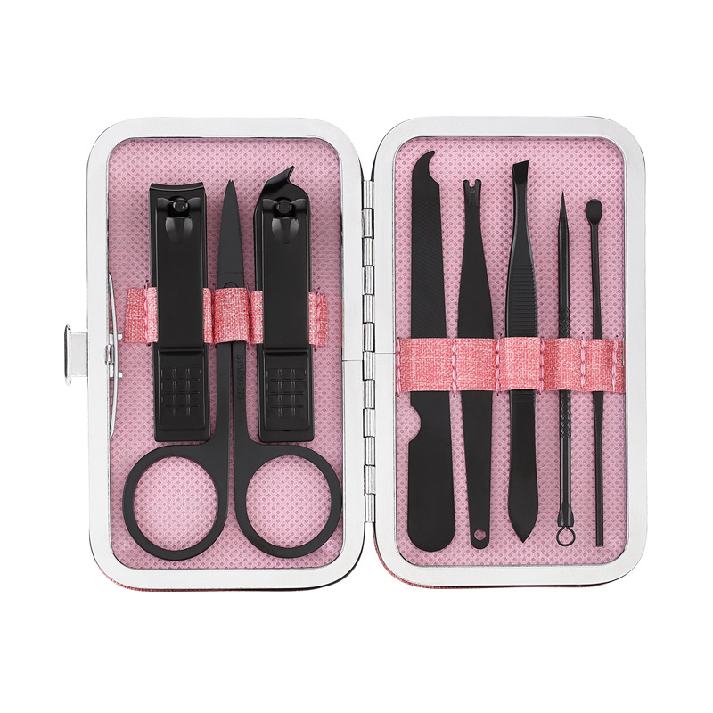 

1 Set Stainless Steel Nail Scissors Set Tweezers Nail Scissors Tweezers Manicure Pedicure Safety Tool
