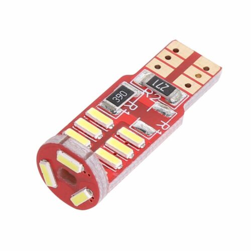 

10XT10 Canbus Non polar 15SMD 4014 Interior License Plate Lights Marker Lamp 12V CAN-bus Error Free its bulb color is white