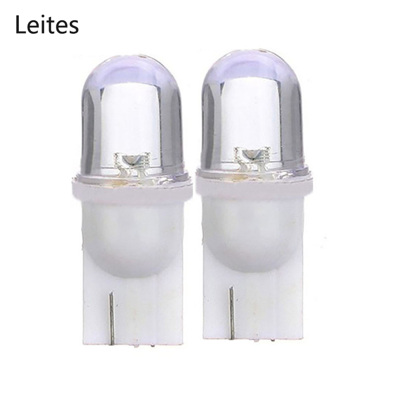 

Leites 10PCS T10 W5W 168 194 501 1smd Car Auto Wedge Light Side Dashboard Number Plate Lamp Bulb 12v Led Car Lamp Auto Led Bulb, As pic
