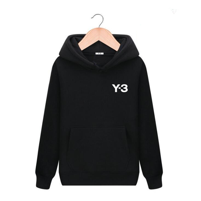 

Y3 Leisure brand Mens Designers Pullover Letter men women hooded Jacket Luxury bieber hoodie Long-Sleeved Loose Sweatshirt YS Clothing, Black