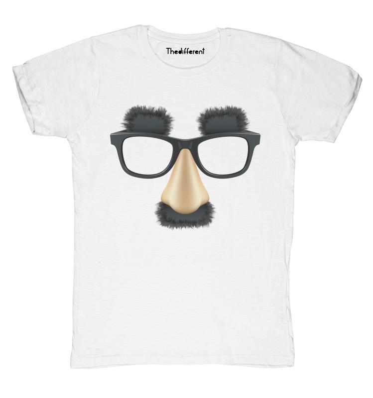 

New T-Shirt Blaze Man Mask Glasses Mustache Gift Idea, Notprint