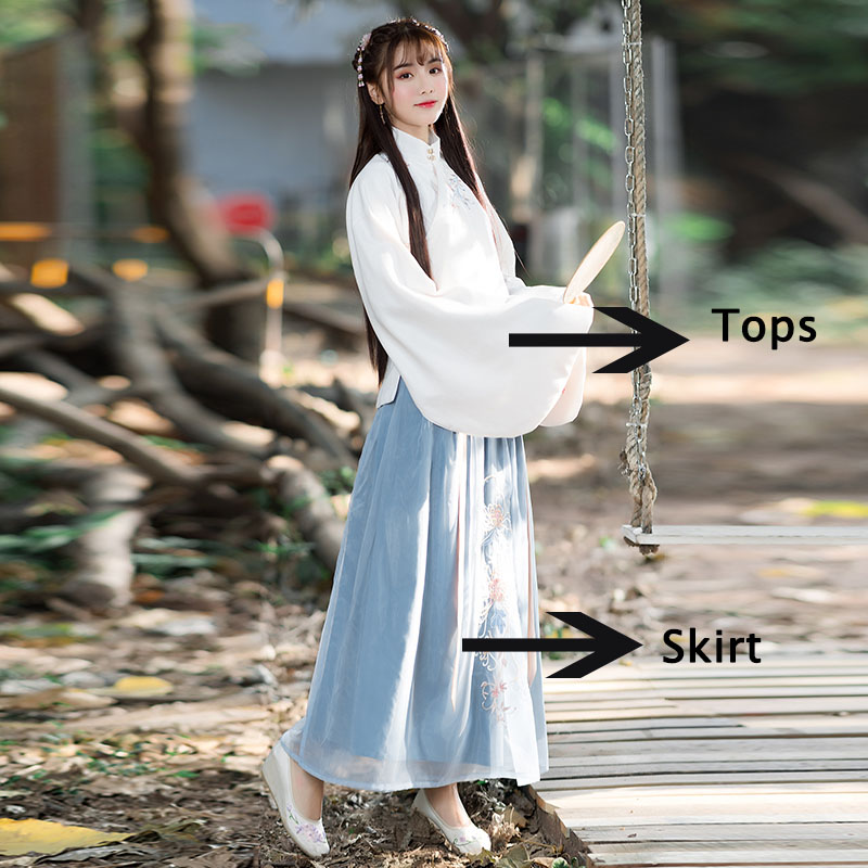 Tops and skirt