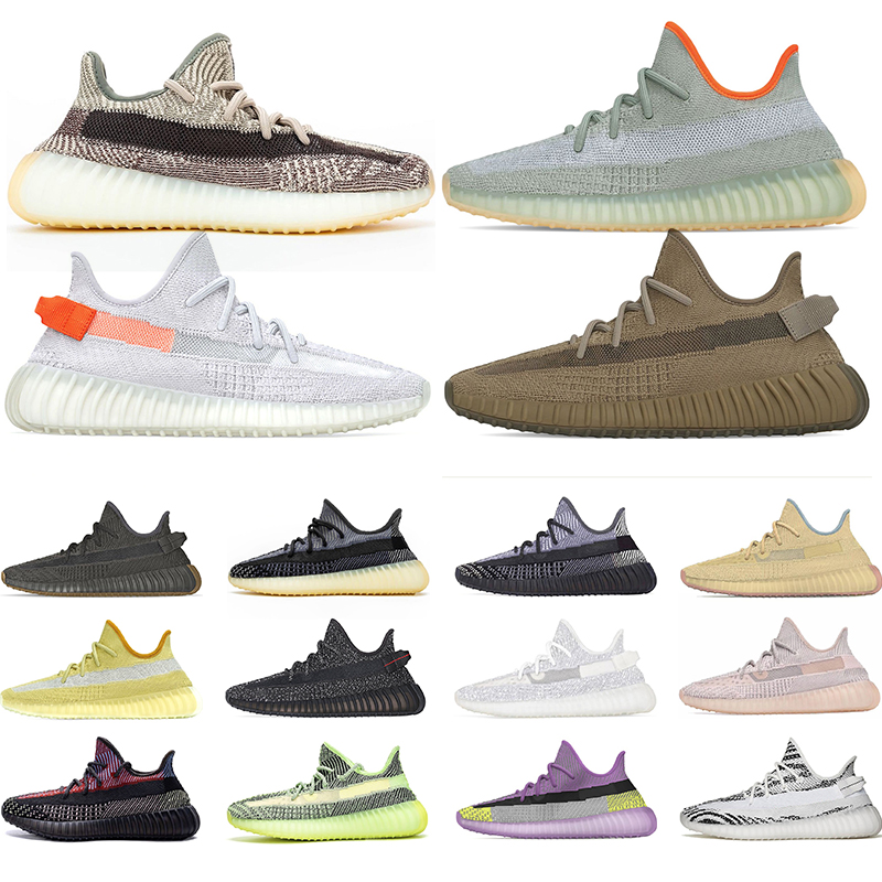 

2020 Running Shoes Earth Desert Sage Cinder Asriel Tail Light Zyon Static Reflective Mens Womens Sneakers Sports Size 36-48, Black static 36-48