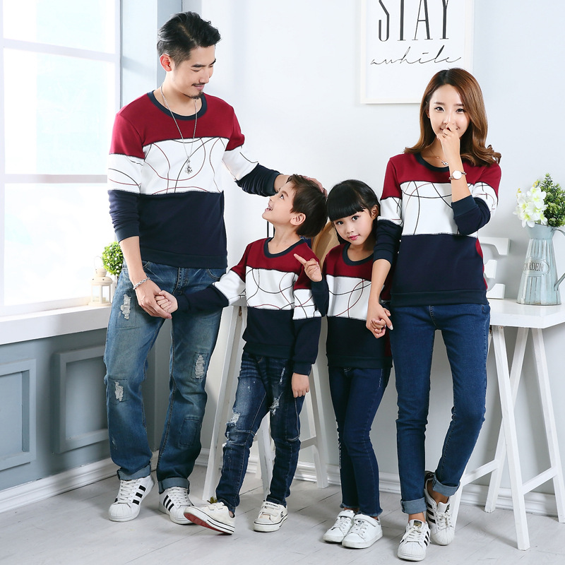 

Casual Family Matching Outfits New 2019 Autumn Mother Daughter Clothes Set Father Son Boy Girl Women Men Cotton Family Clothing293p, Male us 13/eur 48