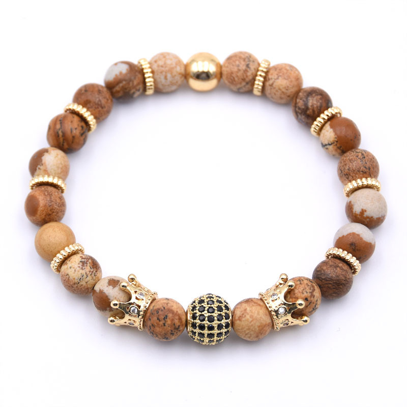 2018 Bracelet à breloques Multistyle bracelet en perles de pierre naturelle Lapis Lazuli femme homme pulseras
