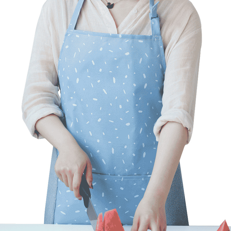 

Canvas women's apron with convenient bag durable kitchen cooking apron chef suitable for barbecue and baking