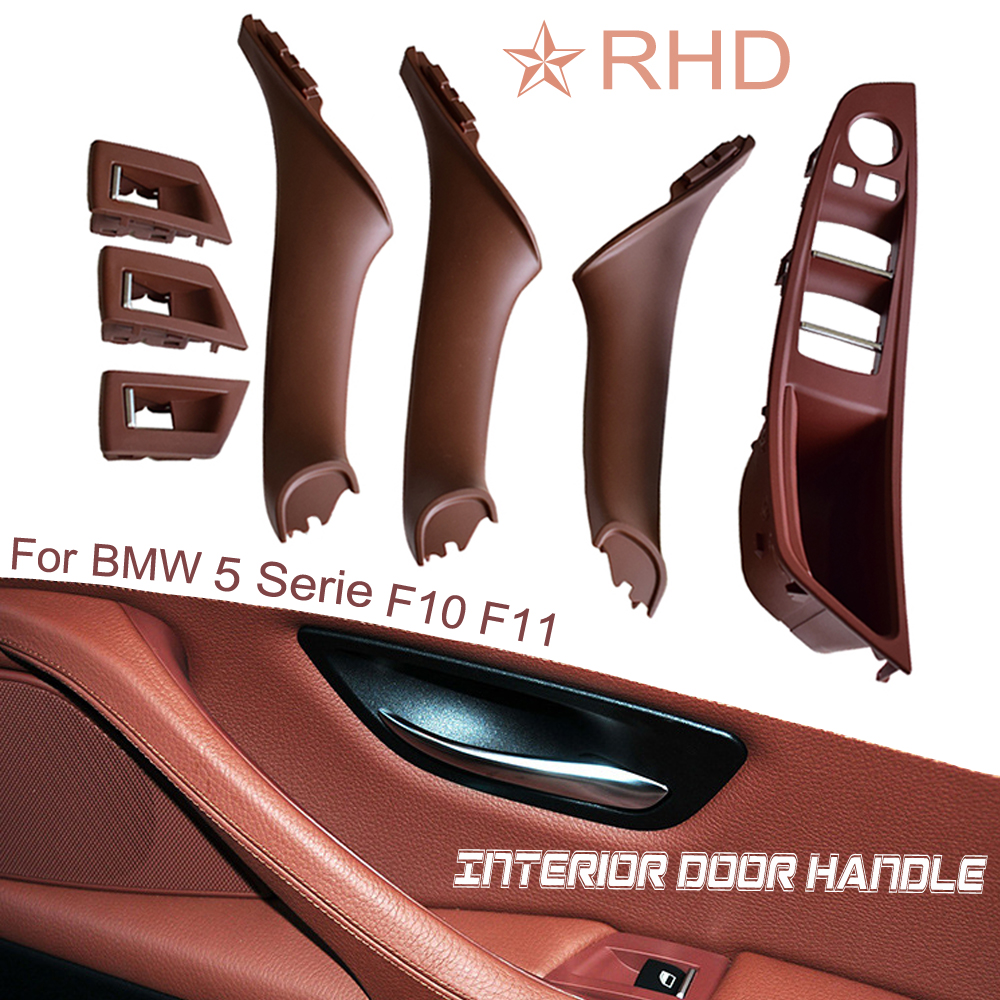 

Side Interior Door Armrest Inner Handle Panel Sedan Bar Pull Trim Cover For BMW 5 serie F10 F11 520 523 525 530 535