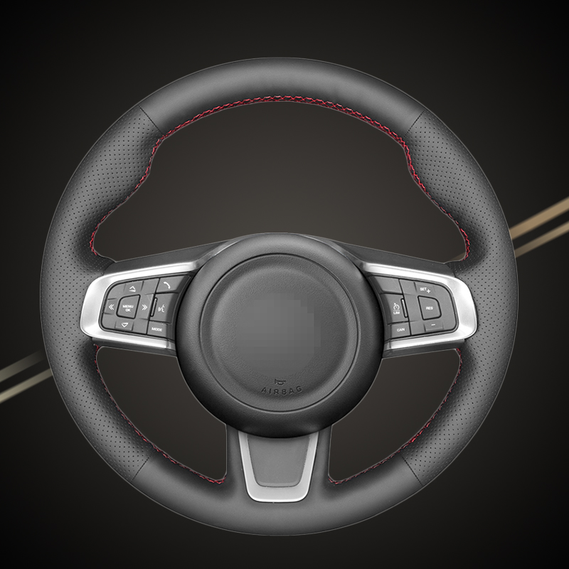 

Car Braid On The Steering Wheel Cover for E-Pace 2017-2019 F-Pace 2016-2019 XE 2015-2019 XF 2016-2019 Auto Covers Styling