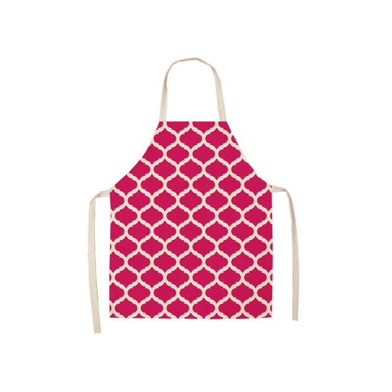 

Trendy Geometric Printed Waterproof Women Men Apron Commercial Restaurant Barbecue Home Dining Room Cooking Halterneck Aprons