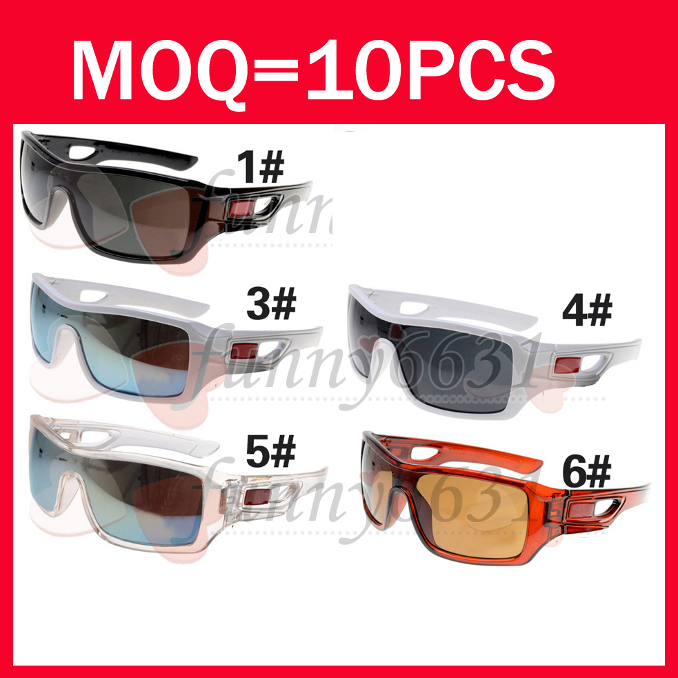 

New Arrival Classic Style Men's SPORT Sunglasses New Color Cycling Sunglasses Black Frame Acrylic Flame Lens good quality free shipping