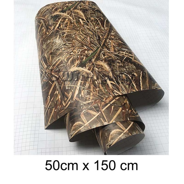 

Shadow Grass Realtree Camouflage Vinyl Film Wrap With Air Bubble Free Car Styling Adhesive Sticker Car Motorbike Decal Wrapping, Multi