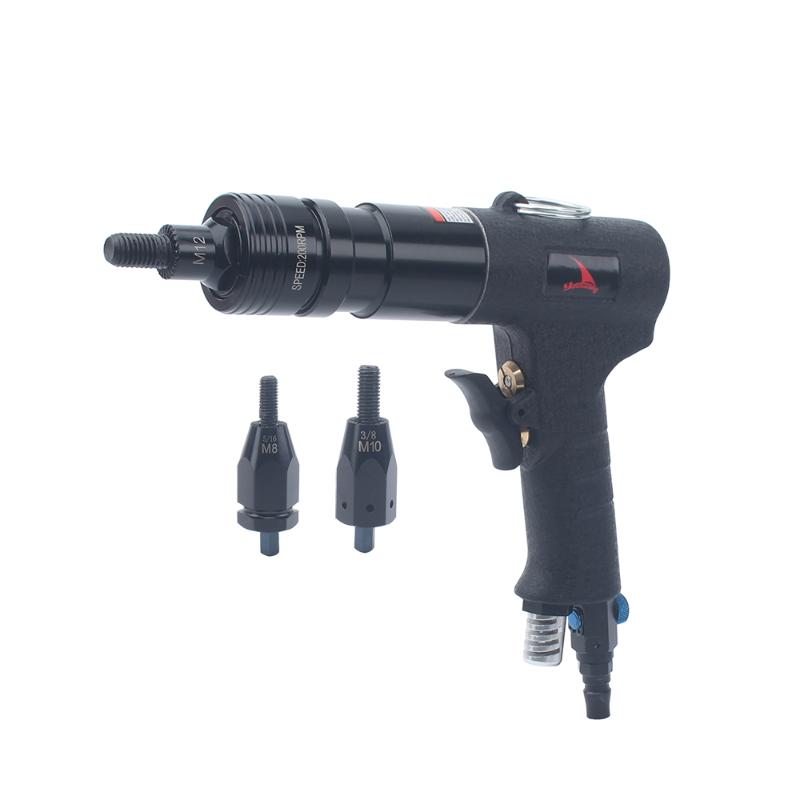 

Self-Lock Pneumatic Rivet Nut Guns Insert Thread Pull Setter Riveters Riveting Nuts Rivnut Tool for M3 M4 M5 M6 M8 M10 M12 Nuts