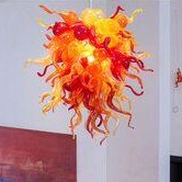 

Pendant Lamps Home Decoration Modern Hand Blown-Glass Chandeliers Small Size Style Murano Glass Art Chandelier