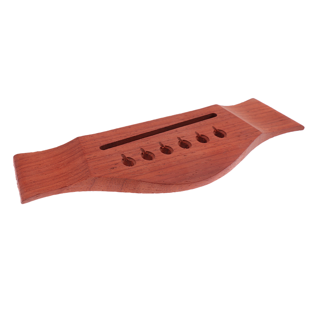 

Guitar Bridge Red Pear Thru Guitar Bridge for Acoustic Guitar Part